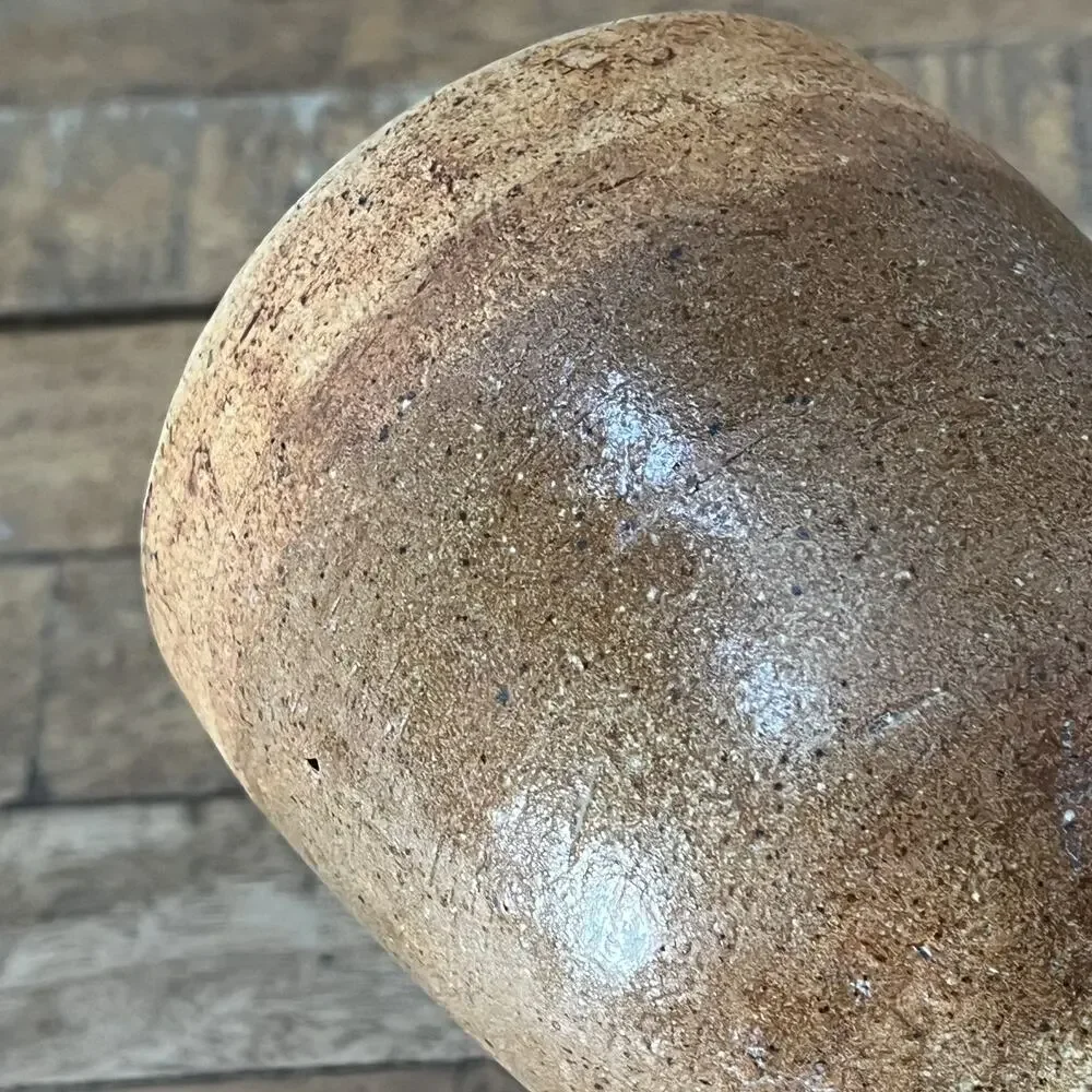 Studio Pottery Stoneware Vase 6.75